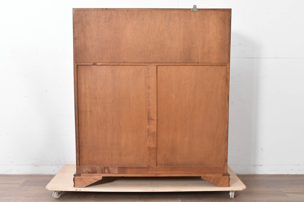 和製ヴィンテージ　maruni(マルニ木工)　上品なライティングビューロー　(R-087044)