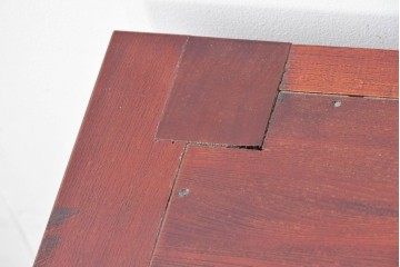 和製ヴィンテージ　最高級!!　国産職人手作り工芸家具　総欅(ケヤキ)材　前板玉杢が美しい総漆塗りの水屋箪笥サイドボード　(R-087048)