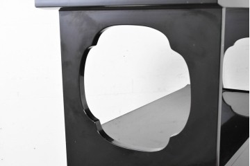 和製ヴィンテージ　作家物　在銘　輪島塗の気品漂う茶棚　定価約250万円　(R-087051)