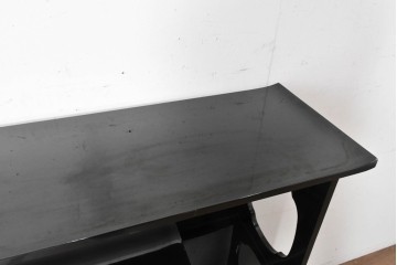 和製ヴィンテージ　作家物　在銘　輪島塗の気品漂う茶棚　定価約250万円　(R-087051)