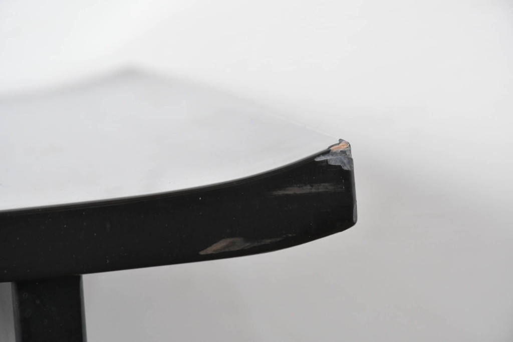 和製ヴィンテージ　作家物　在銘　輪島塗の気品漂う茶棚　定価約250万円　(R-087051)