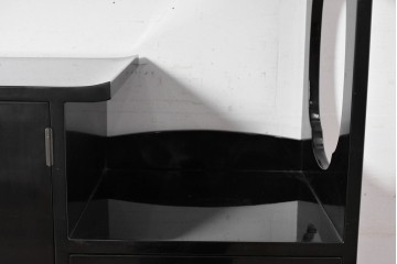 和製ヴィンテージ　作家物　在銘　輪島塗の気品漂う茶棚　定価約250万円　(R-087051)