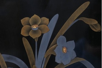 和製ヴィンテージ　作家物　在銘　輪島塗の気品漂う茶棚　定価約250万円　(R-087051)