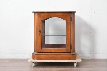 アメリカヴィンテージ　美品　上品でクラシカルなキュリオケース　(R-087053)