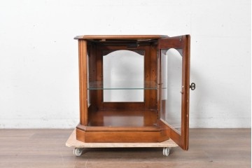 アメリカヴィンテージ　美品　上品でクラシカルなキュリオケース　(R-087053)