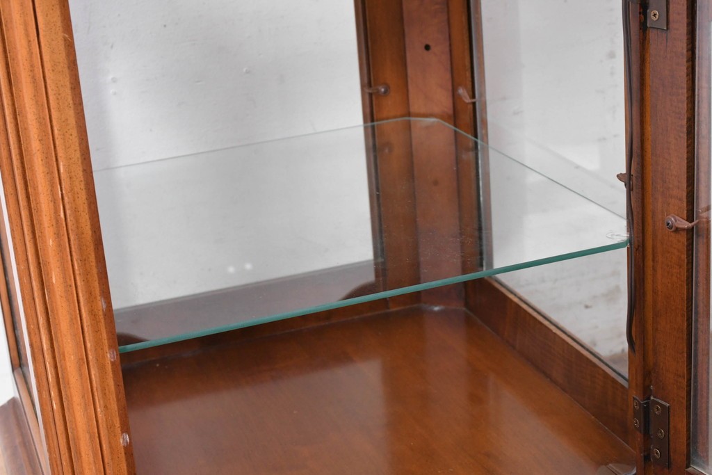 アメリカヴィンテージ　美品　上品でクラシカルなキュリオケース　(R-087053)