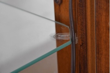 アメリカヴィンテージ　美品　上品でクラシカルなキュリオケース　(R-087053)