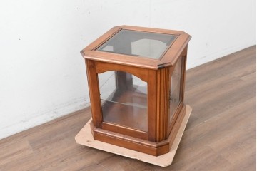 アメリカヴィンテージ　美品　上品でクラシカルなキュリオケース　(R-087053)