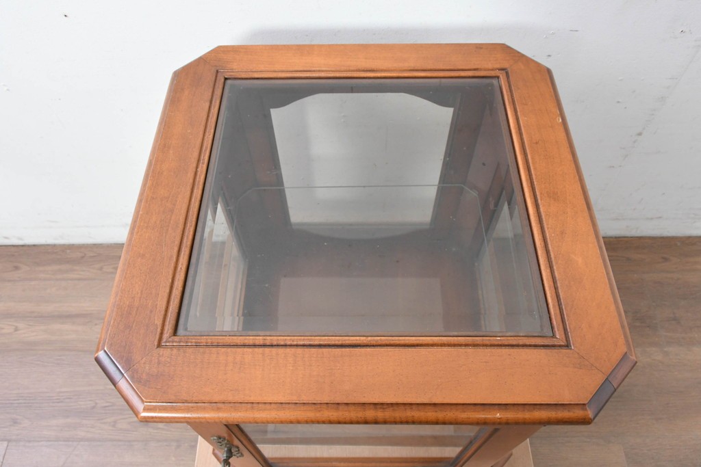 アメリカヴィンテージ　美品　上品でクラシカルなキュリオケース　(R-087053)