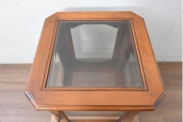 アメリカヴィンテージ　美品　上品でクラシカルなキュリオケース　(R-087053)