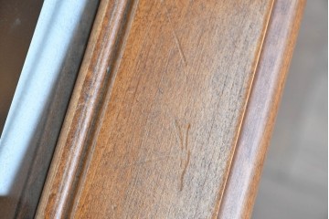 アメリカヴィンテージ　美品　上品でクラシカルなキュリオケース　(R-087053)