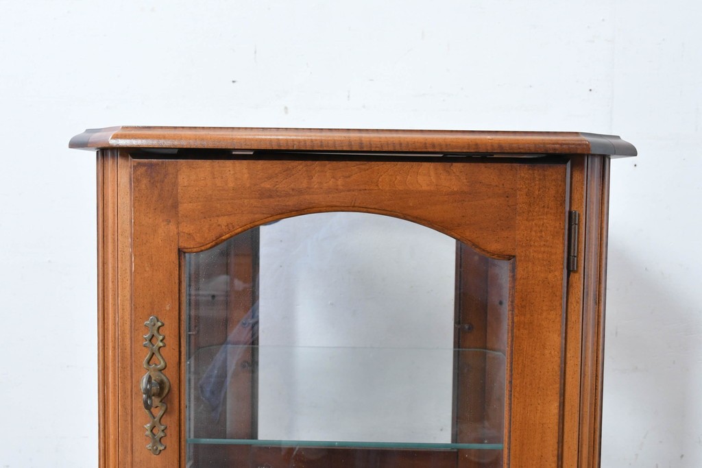 アメリカヴィンテージ　美品　上品でクラシカルなキュリオケース　(R-087053)