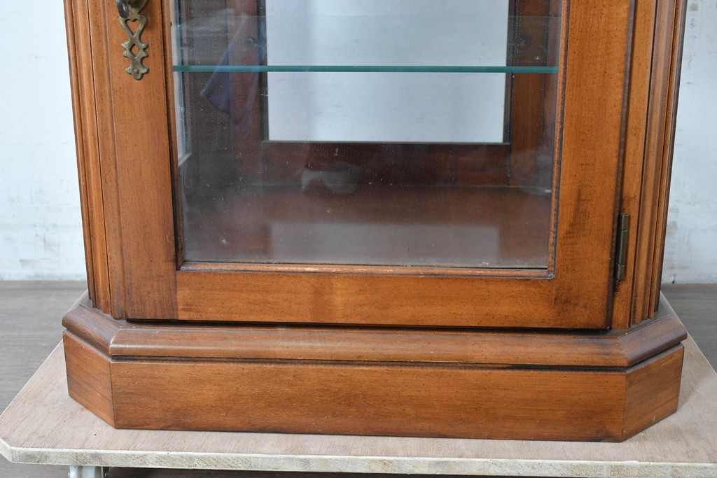 アメリカヴィンテージ　美品　上品でクラシカルなキュリオケース　(R-087053)