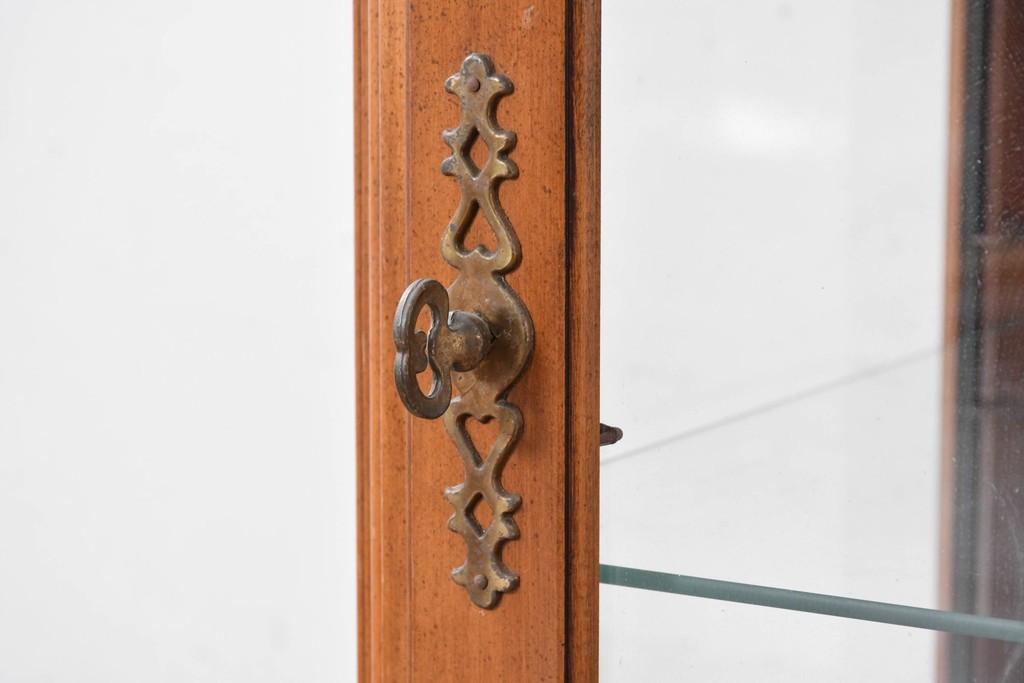 アメリカヴィンテージ　美品　上品でクラシカルなキュリオケース　(R-087053)