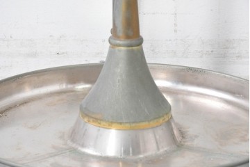 【簡易リペア限定品】　イタリアヴィンテージ　激レア希少!!　オールドGUCCI(グッチ)　ホースビットモチーフが印象的なメタリックアンブレラスタンド　(R-087054)