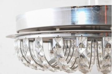 中古　yamagiwa(ヤマギワ)　RILLIA(リリア)　G1524　きらびやかなクリスタルガラスのシャンデリア　定価約21万円　(R-087055)