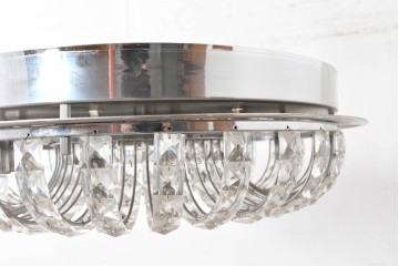 中古　yamagiwa(ヤマギワ)　RILLIA(リリア)　G1524　きらびやかなクリスタルガラスのシャンデリア　定価約21万円　(R-087055)