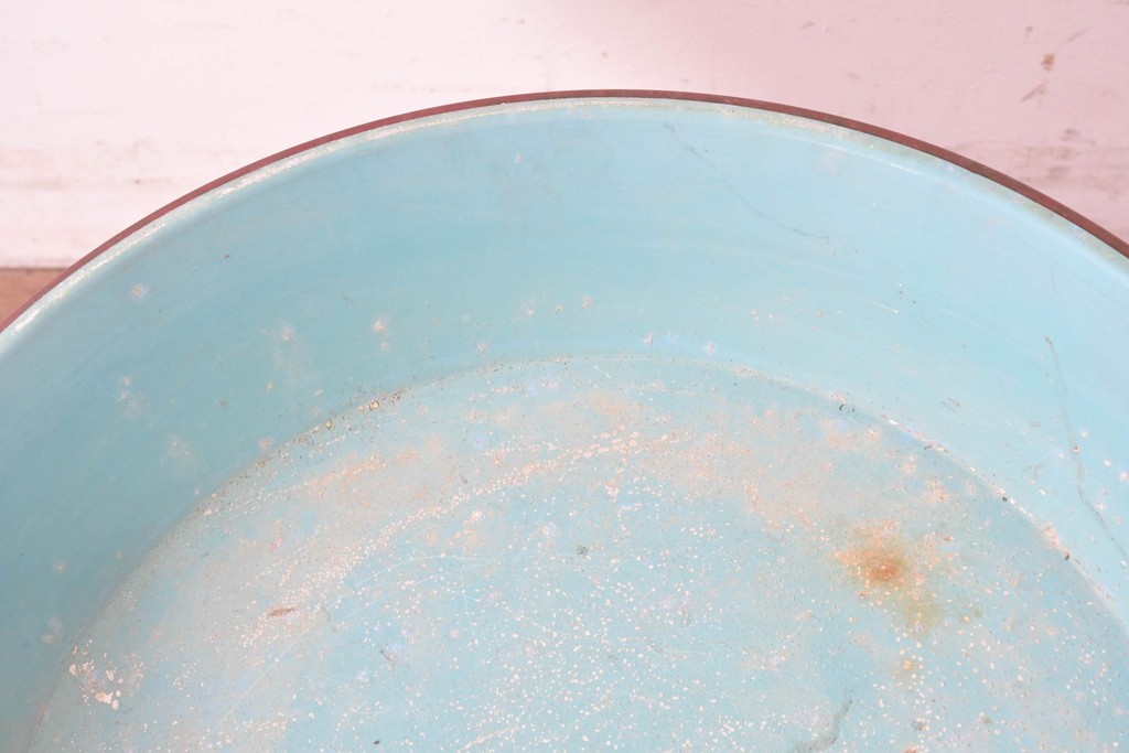 【簡易リペア限定品】　ヨーロッパヴィンテージ　北欧デザイン　ミッドセンチュリースタイルのお部屋におすすめの円錐形プランター　(R-087056)