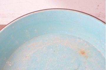 【簡易リペア限定品】　ヨーロッパヴィンテージ　北欧デザイン　ミッドセンチュリースタイルのお部屋におすすめの円錐形プランター　(R-087056)