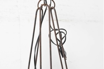 《引っ掛けシーリング式ペンダントライト加工費込み》フランスアンティーク　Cristalleries de Verdun(クリスタル・ド・ヴェルダン)　アールデコデザインのペンダントライト　(R-087057)