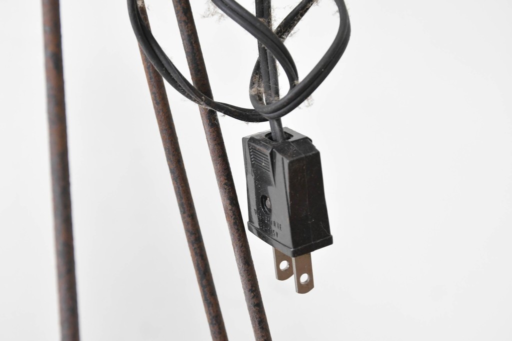 《引っ掛けシーリング式ペンダントライト加工費込み》フランスアンティーク　Cristalleries de Verdun(クリスタル・ド・ヴェルダン)　アールデコデザインのペンダントライト　(R-087057)