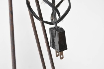 《引っ掛けシーリング式ペンダントライト加工費込み》フランスアンティーク　Cristalleries de Verdun(クリスタル・ド・ヴェルダン)　アールデコデザインのペンダントライト　(R-087057)