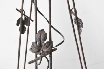 《引っ掛けシーリング式ペンダントライト加工費込み》フランスアンティーク　Cristalleries de Verdun(クリスタル・ド・ヴェルダン)　アールデコデザインのペンダントライト　(R-087057)