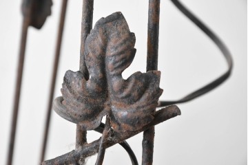 《引っ掛けシーリング式ペンダントライト加工費込み》フランスアンティーク　Cristalleries de Verdun(クリスタル・ド・ヴェルダン)　アールデコデザインのペンダントライト　(R-087057)