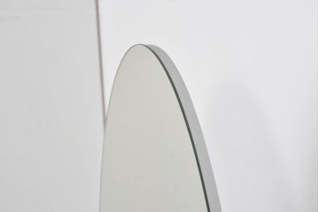 オールドアスプルンド(ASPLUND)　希少な絶版品　Arrow(アロー)　オーバルデザインのスタンドミラー　(R-087058)