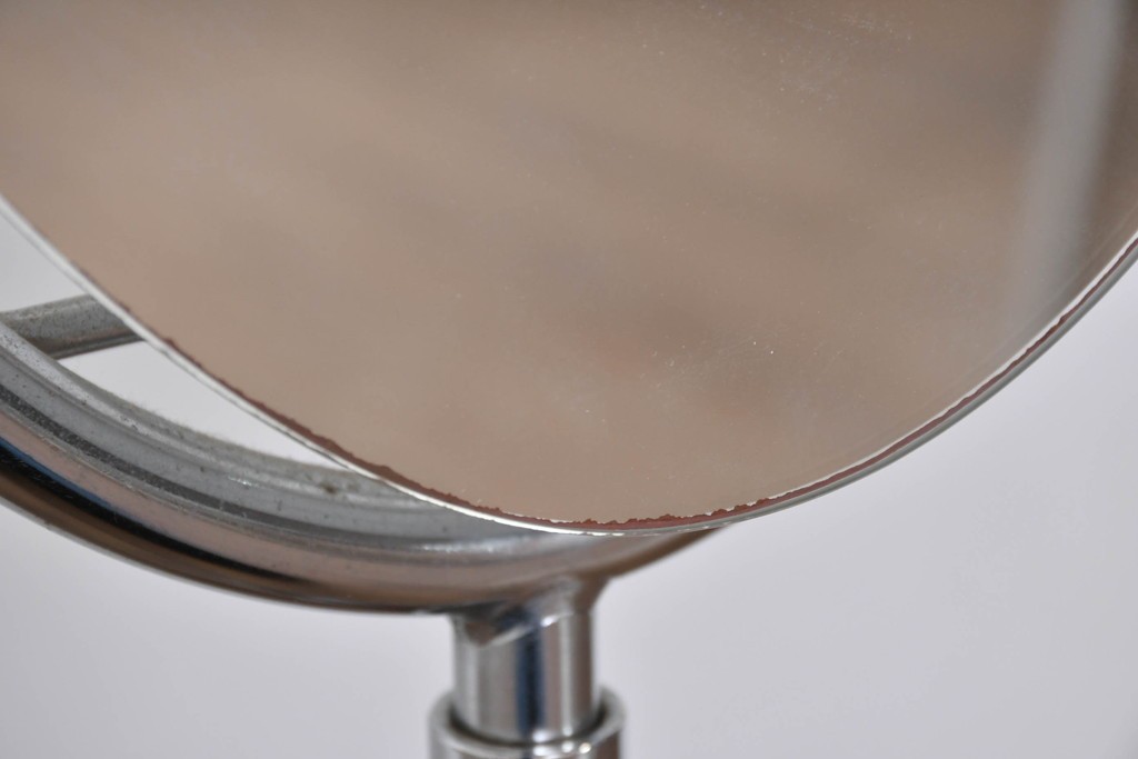 オールドアスプルンド(ASPLUND)　希少な絶版品　Arrow(アロー)　オーバルデザインのスタンドミラー　(R-087058)