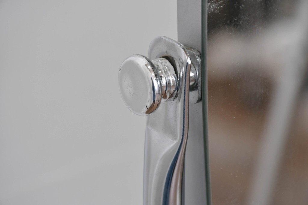 オールドアスプルンド(ASPLUND)　希少な絶版品　Arrow(アロー)　オーバルデザインのスタンドミラー　(R-087058)