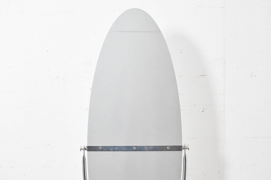 オールドアスプルンド(ASPLUND)　希少な絶版品　Arrow(アロー)　オーバルデザインのスタンドミラー　(R-087058)