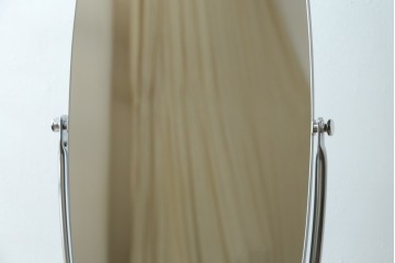 オールドアスプルンド(ASPLUND)　希少な絶版品　Arrow(アロー)　オーバルデザインのスタンドミラー　(R-087058)