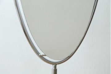オールドアスプルンド(ASPLUND)　希少な絶版品　Arrow(アロー)　オーバルデザインのスタンドミラー　(R-087058)