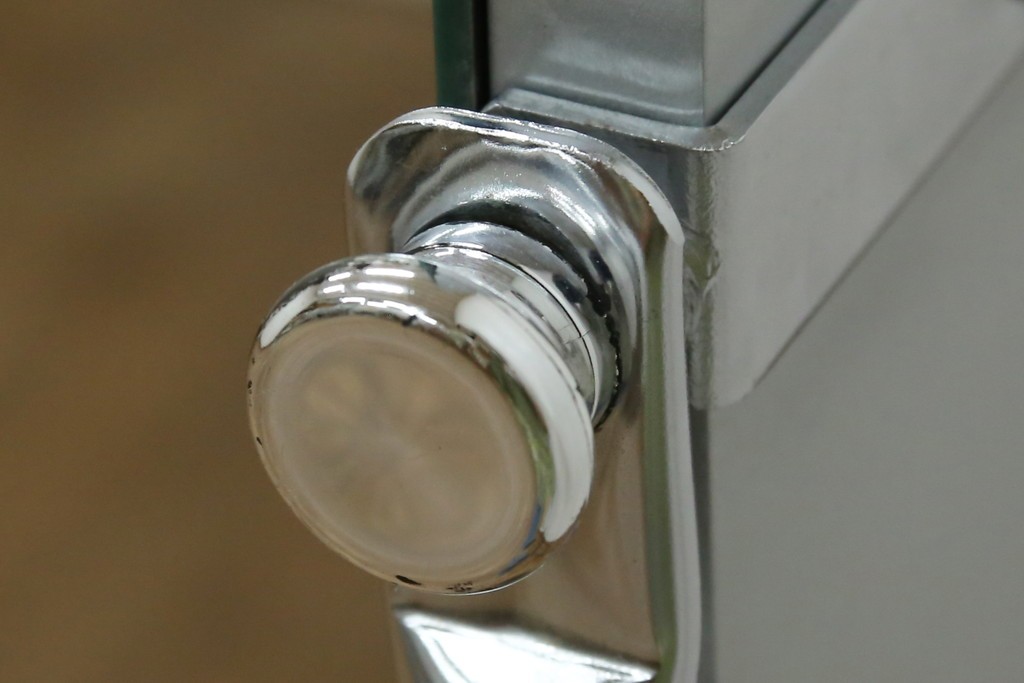 オールドアスプルンド(ASPLUND)　希少な絶版品　Arrow(アロー)　オーバルデザインのスタンドミラー　(R-087058)