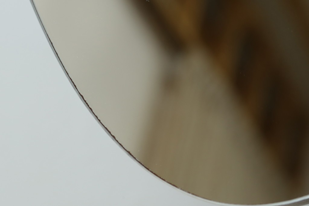 オールドアスプルンド(ASPLUND)　希少な絶版品　Arrow(アロー)　オーバルデザインのスタンドミラー　(R-087058)
