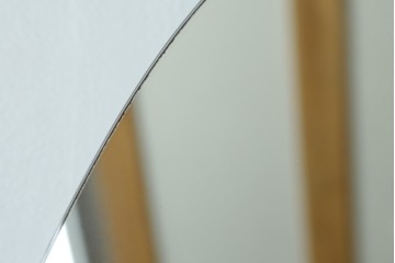 オールドアスプルンド(ASPLUND)　希少な絶版品　Arrow(アロー)　オーバルデザインのスタンドミラー　(R-087058)