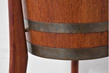 デンマークヴィンテージ　チーク材　すらりとした三本脚のフラワースタンド　(R-087059)