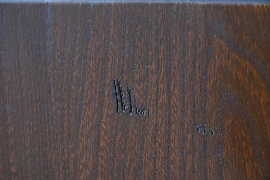 和製アンティーク　明治大正期　高級品　象嵌細工(花・蝶・笹・鳥の図)が美しい飾り棚　(R-087061)