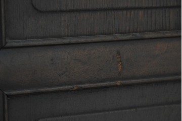 和製アンティーク　明治大正期　高級品　象嵌細工(花・蝶・笹・鳥の図)が美しい飾り棚　(R-087061)