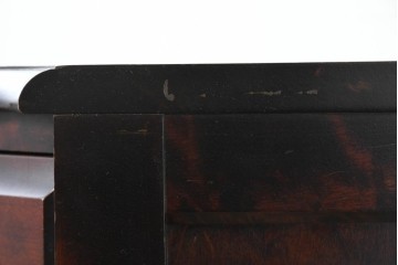 中古　北海道民芸家具　重厚感のある佇まいのコーナーデスク　(R-087062)