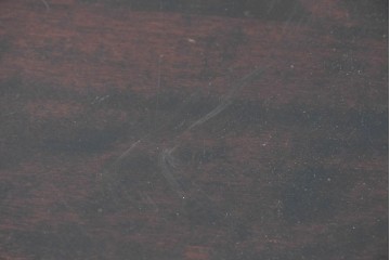 中古　北海道民芸家具　重厚感のある佇まいのコーナーデスク　(R-087062)