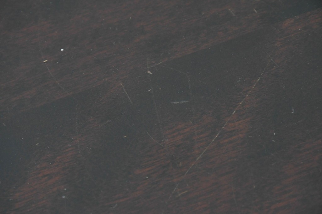 中古　北海道民芸家具　重厚感のある佇まいのコーナーデスク　(R-087062)