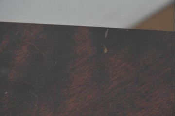 中古　北海道民芸家具　重厚感のある佇まいのコーナーデスク　(R-087062)