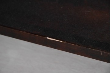 中古　北海道民芸家具　重厚感のある佇まいのコーナーデスク　(R-087062)