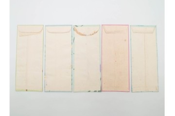 京都さくら井屋他　レトロデザインの木版画絵封筒47点セット　(R-087063)