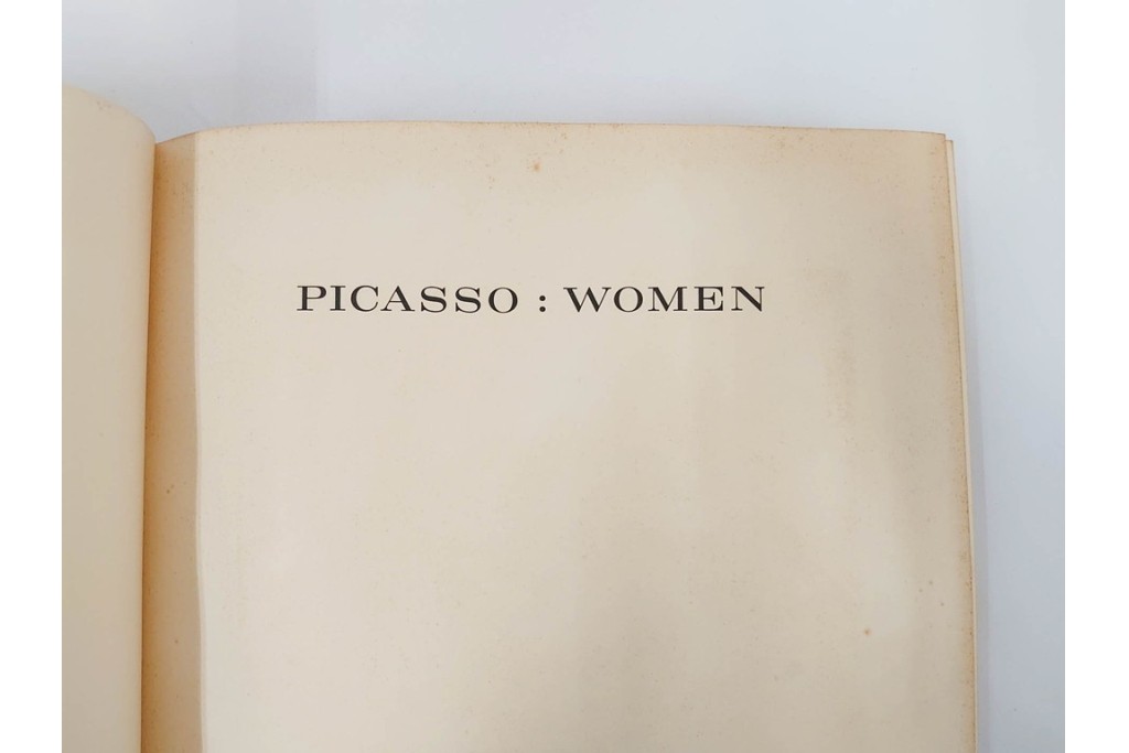 パブロ・ピカソ　「PICASSO : WOMEN(リトグラフ付き)」・「Les Picasso de Picasso」・「PICASSO HIS RECENT DRAWINGS 1966-1968」　図録3冊セット　(R-087067)