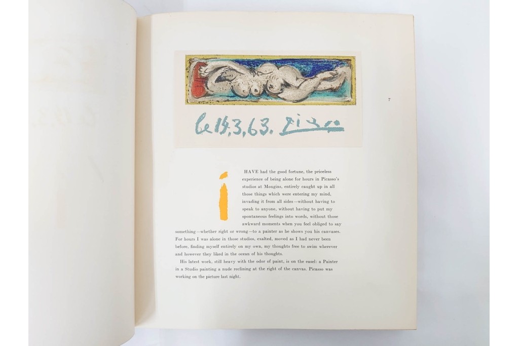 パブロ・ピカソ　「PICASSO : WOMEN(リトグラフ付き)」・「Les Picasso de Picasso」・「PICASSO HIS RECENT DRAWINGS 1966-1968」　図録3冊セット　(R-087067)