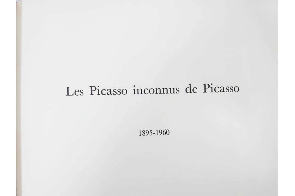 パブロ・ピカソ　「PICASSO : WOMEN(リトグラフ付き)」・「Les Picasso de Picasso」・「PICASSO HIS RECENT DRAWINGS 1966-1968」　図録3冊セット　(R-087067)