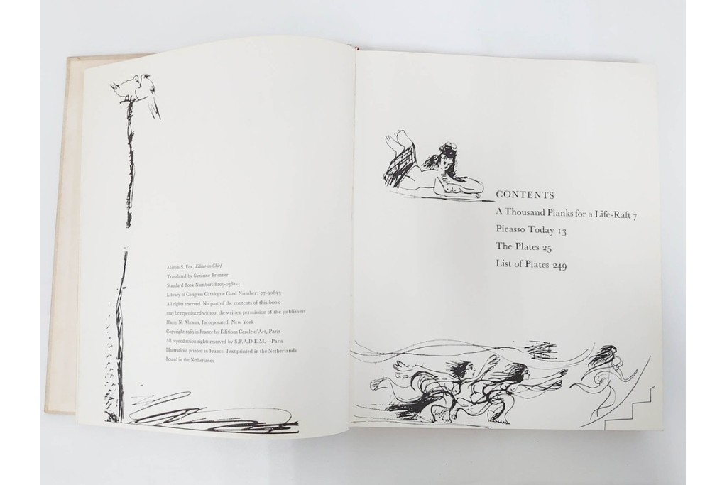 パブロ・ピカソ　「PICASSO : WOMEN(リトグラフ付き)」・「Les Picasso de Picasso」・「PICASSO HIS RECENT DRAWINGS 1966-1968」　図録3冊セット　(R-087067)